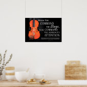 Affiches de l'instrument de Viola - Orchestre (Cuisine)