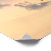 Affiches de message central ouverture ciel lumineu (Coin)