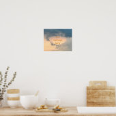 Affiches de message central ouverture ciel lumineu (Cuisine)