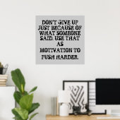 Affiches de motivation (Bureau à domicile)