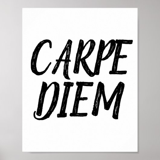 Affiches de motivation CARPE DIEM (Devant)
