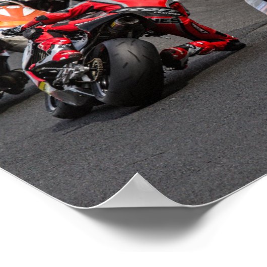 Affiches de moto de course (Coin)