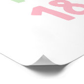 Affiches de nombres de 0 à 20 pour la nurserie (Coin)