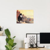 affiches de peinture de chats (Bureau à domicile)