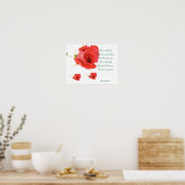 affiches de poème romantique (Cuisine)