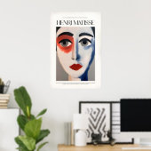 Affiches de portrait de visage abstrait - Impressi (Bureau à domicile)