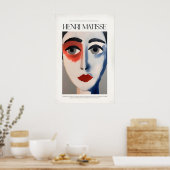 Affiches de portrait de visage abstrait - Impressi (Cuisine)