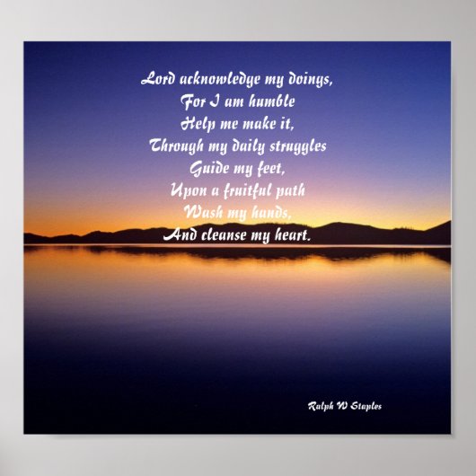 Affiches de prière (Devant)