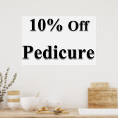 Affiches de salon de coiffure 10 % de réduction Pé (Cuisine)
