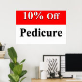 Affiches de salon de coiffure 10 % de réduction su (Bureau à domicile)