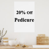 Affiches de salon de coiffure 20 % de réduction Pé (Cuisine)