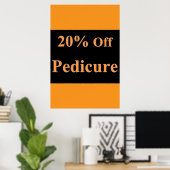Affiches de salon de coiffure 20 % de réduction su (Bureau à domicile)