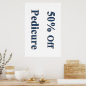 Affiches de salon de coiffure 50% de réduction Péd (Cuisine)