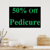 Affiches de salon de coiffure 50% de réduction Péd (Cuisine)