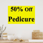 Affiches de salon de coiffure 50% de réduction Péd (Cuisine)