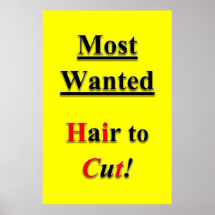 Affiches de salon de coiffure pour hommes Soldes d