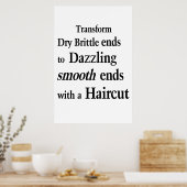 Affiches de salon de coiffure pour hommes Transfor (Cuisine)