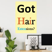 Affiches de salon de coiffure pour hommes Vous ave (Bureau à domicile)