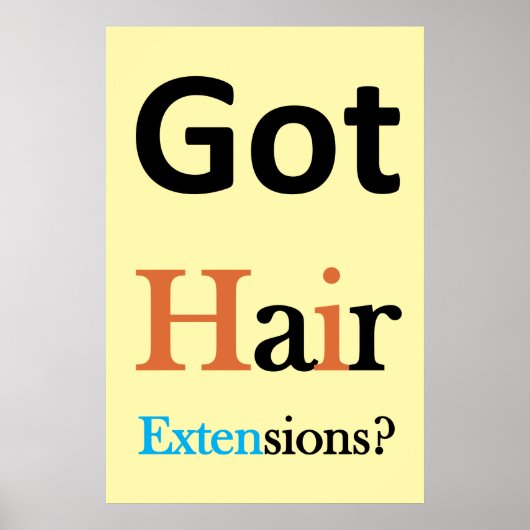 Affiches de salon de coiffure pour hommes Vous ave (Devant)