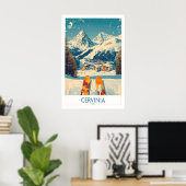 Affiches de ski Cervinia Italie 1 (Bureau à domicile)