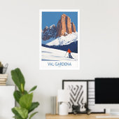 Affiches de ski Val Gardena Wall Art 1 (Bureau à domicile)