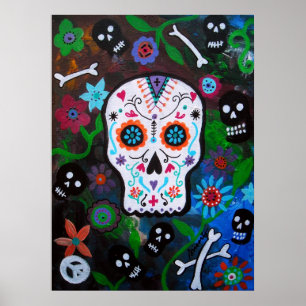 AFFICHES DE SUCRE POUR LE JOUR DES MORTS