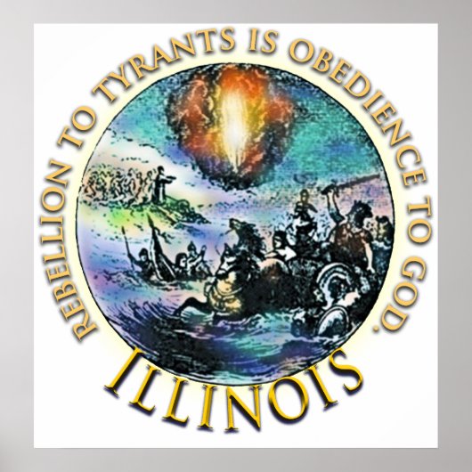 Affiches de thé de l'Illinois (Devant)