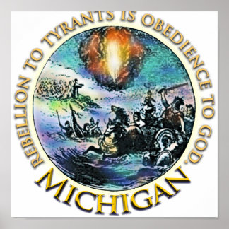 Affiches de thé du Michigan