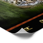 affiches de tigres et de petits (Coin)