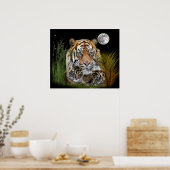 affiches de tigres et de petits (Cuisine)