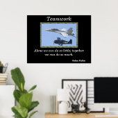 Affiches de travail d'équipe 9 (Bureau à domicile)