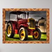 Affiches de vieux tracteurs (Devant)