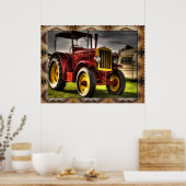 Affiches de vieux tracteurs (Cuisine)