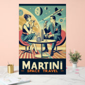 Affiches de voyage spatial Martini Équipage de vol (Mariage)