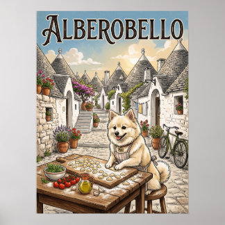 Affiches de voyage vintage | Alberobello Italie Ch