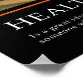 Affiches démotivationnelles ... Vie saine (Coin)