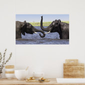 Affiches des éléphants (Cuisine)