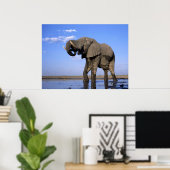 Affiches des éléphants (Bureau à domicile)