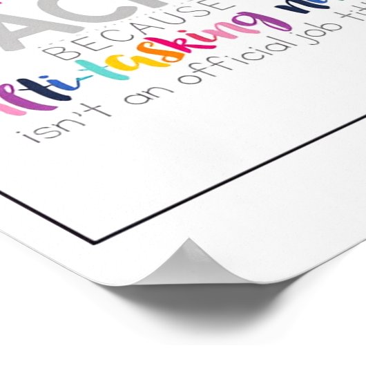 Affiches des enseignants de l'éducation spéciale (Coin)