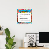 Affiches des traits de caractère, Citoyenneté - 5  (Bureau à domicile)