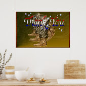 Affiches des vétérans du Merci (Cuisine)