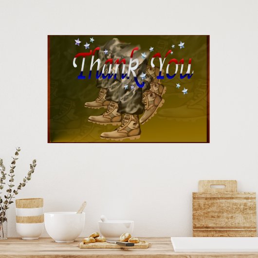 Affiches des vétérans du Merci (Cuisine)