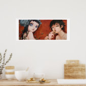 Affiches d'oiseaux et d'abeilles (Cuisine)