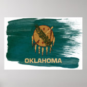Affiches du drapeau de l'Oklahoma (Devant)
