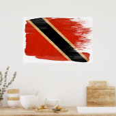 Affiches du drapeau de Trinité-et-Tobago (Cuisine)