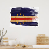 Affiches du drapeau du Cap-Vert (Cuisine)