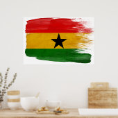 Affiches du drapeau du Ghana (Cuisine)