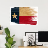Affiches du drapeau du Texas (Bureau à domicile)
