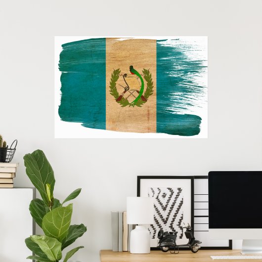 Affiches du drapeau guatémaltèque (Bureau à domicile)