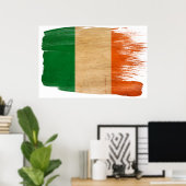 Affiches du drapeau irlandais (Bureau à domicile)
